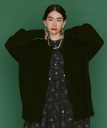 オーバールーズニットカーディガン