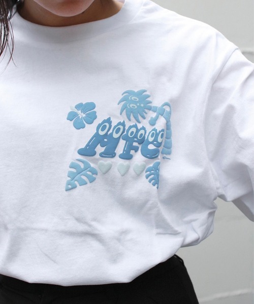 Chocomoo(チョコムー)の「chocomoo x MFC STORE TYPE 1 S/S TEE(Tシャツ/カットソー・メンズ・ホワイト/スミクロ・XL/M/XXL/L/S)」の4枚目の写真
