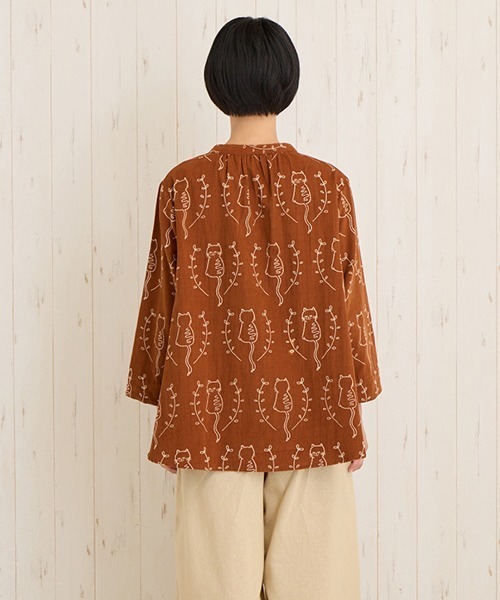 PORINA ネココーデュロイブラウス【WEB限定】（シャツ/ブラウス）｜チチカカ（チチカカ）