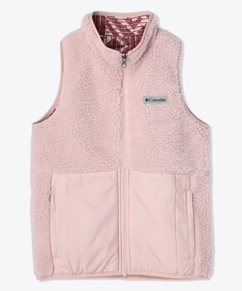 Columbia(コロンビア)の「【KIDS】ハカタイリバーシブルベスト(ベスト・キッズ・ベージュ/ピンク/ブラック・XXS/L/XS/M/S)」の3枚目の写真