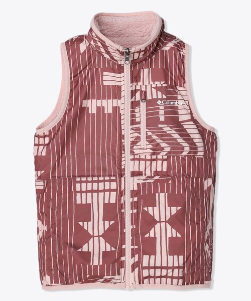 Columbia(コロンビア)の「【KIDS】ハカタイリバーシブルベスト(ベスト・キッズ・ベージュ/ピンク/ブラック・XXS/L/XS/M/S)」の8枚目の写真