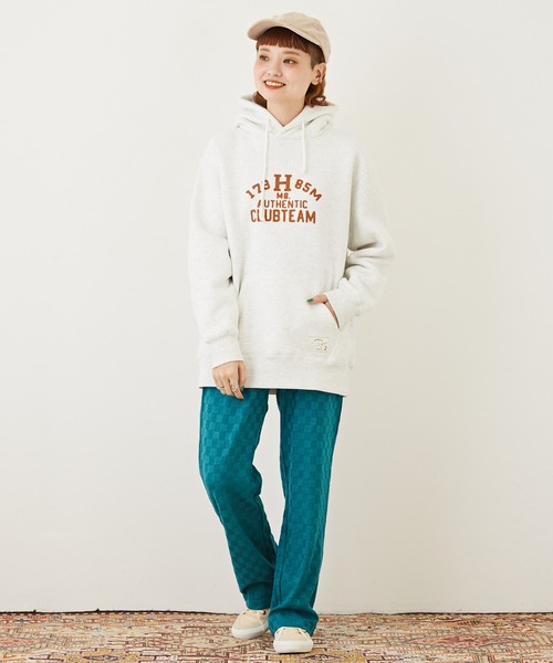 CUBE SUGAR（キューブシュガー）の「ブロック柄ニットソーセミフレアパンツ（その他パンツ・レディース・ブラック/ブルー/ブラウン/パープル・M）」の12枚目の写真