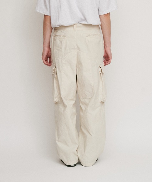 DIGAWEL（ディガウェル）の「Field cargo pants (garment dye)（カーゴ
