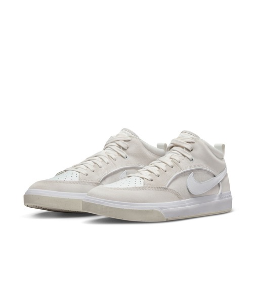 NIKE（ナイキ）の「NIKESB/ナイキエスビー スニーカー メンズ レディース SB REACT LEO リアクト レオ スケシュー DX4361（スニーカー・メンズ・ホワイト×ブラック/ブラック×ホワイト/ブラック系その他/ホワイト×ホワイト/グリーン系その他/ブラウン系その他・23.0cm/23.5cm/24.0cm/24.5cm/25.0cm/26.0cm/26.5cm/27.0cm/27.5cm/28.0cm/28.5cm/29.0cm）」の2枚目の写真