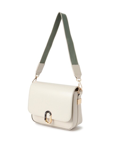 FREE'S MART（フリーズマート）の「◇レトロフラップショルダー（ショルダーバッグ・レディース・ブラック/ブラウン/ホワイト・ﾌﾘ-）」の14枚目の写真