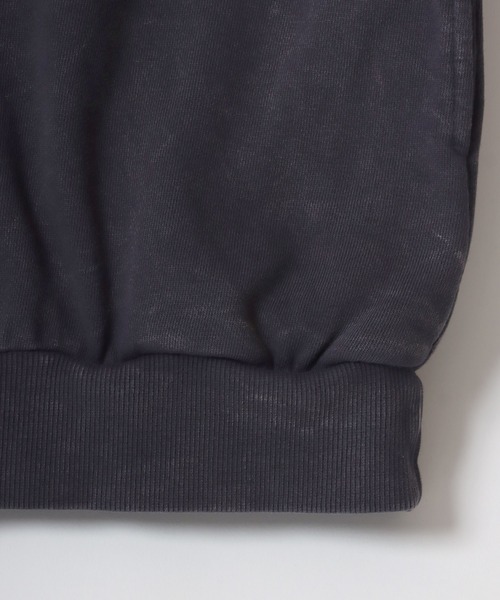 Lazar（ラザル）の「Oversize Vintage Rock Sweat Parka/オーバーサイズ ヴィンテージ加工 ロックテイスト スウェット パーカー フーディー/レディース メンズ（パーカー・メンズ・ブラック系その他/ブラック系その他3/ブラック系その他2・L/M）」の11枚目の写真