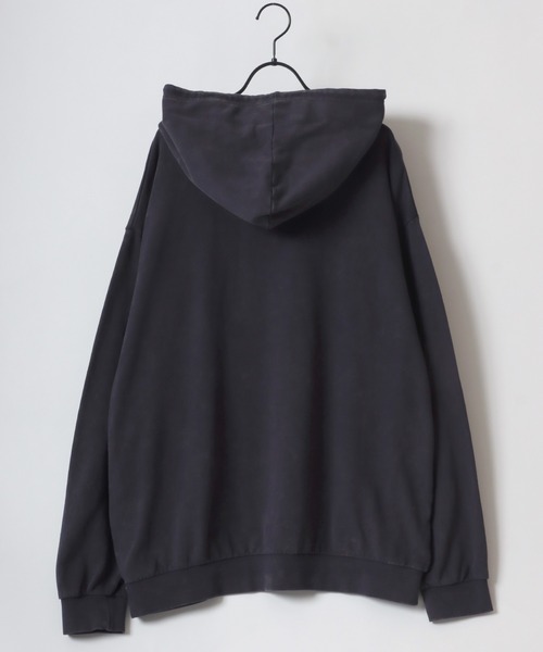 Lazar（ラザル）の「Oversize Vintage Rock Sweat Parka/オーバーサイズ ヴィンテージ加工 ロックテイスト スウェット パーカー フーディー/レディース メンズ（パーカー・メンズ・ブラック系その他/ブラック系その他3/ブラック系その他2・L/M）」の7枚目の写真