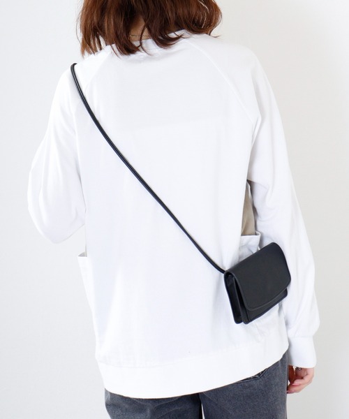 LUMBER(ランバー)の「LUMBER スイッチングポケット長袖Tシャツ(Tシャツ/カットソー・メンズ・ホワイト/ブラック・M/L/LL)」の6枚目の写真