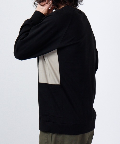 LUMBER(ランバー)の「LUMBER スイッチングポケット長袖Tシャツ(Tシャツ/カットソー・メンズ・ホワイト/ブラック・M/L/LL)」の16枚目の写真