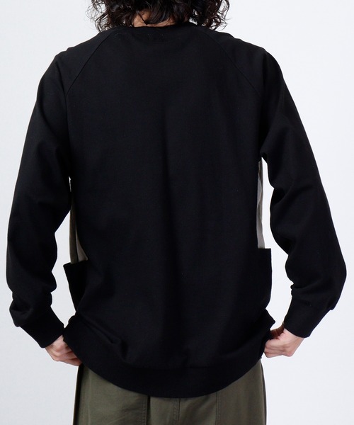 LUMBER(ランバー)の「LUMBER スイッチングポケット長袖Tシャツ(Tシャツ/カットソー・メンズ・ホワイト/ブラック・M/L/LL)」の18枚目の写真