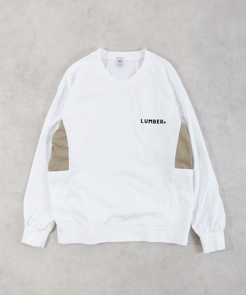 LUMBER スイッチングポケット長袖Tシャツ（Tシャツ/カットソー