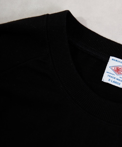 LUMBER(ランバー)の「LUMBER スイッチングポケット長袖Tシャツ(Tシャツ/カットソー・メンズ・ホワイト/ブラック・M/L/LL)」の10枚目の写真