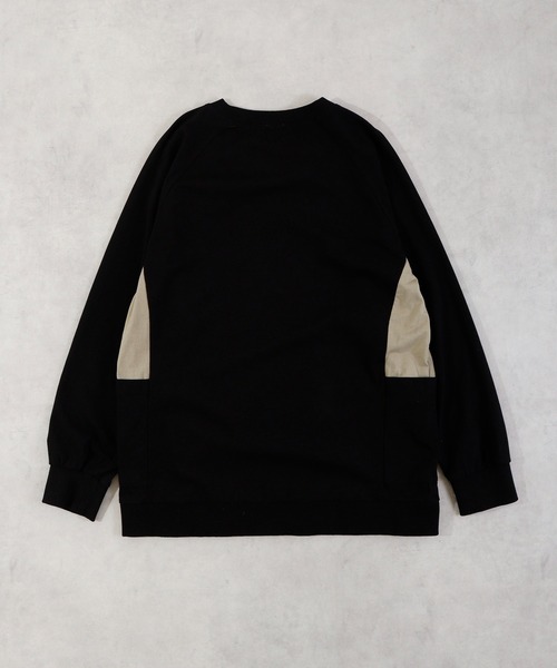 LUMBER(ランバー)の「LUMBER スイッチングポケット長袖Tシャツ(Tシャツ/カットソー・メンズ・ホワイト/ブラック・M/L/LL)」の9枚目の写真