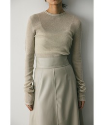 ロングスリーブモヘアニット