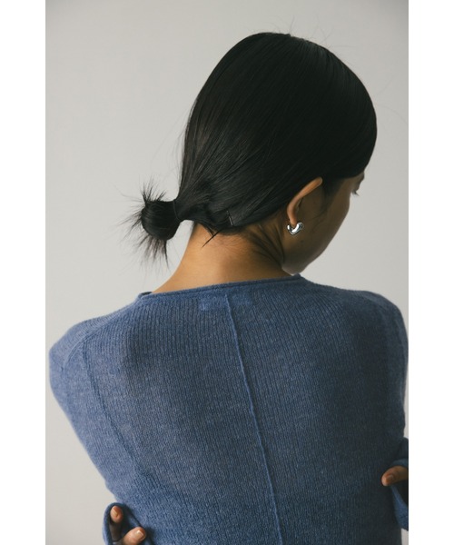 STYLEMIXER（スタイルミキサー）の「ロングスリーブモヘアニット（ニット/セーター・レディース・ブラック/グレー/アイボリー/ブルー・FREE）」の18枚目の写真