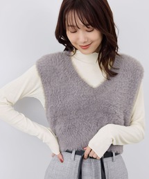 ROPE' PICNIC | 吸湿発熱/シアーカットプチハイネックプルオーバー(Tシャツ/カットソー)