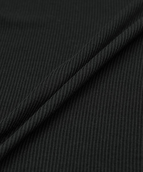 ROPE' PICNIC（ロペピクニック）の「吸湿発熱/シアーカットプチハイネックプルオーバー（Tシャツ/カットソー・レディース・キナリ/ブラック/チャコールグレー/ライトグレー・38）」の5枚目の写真