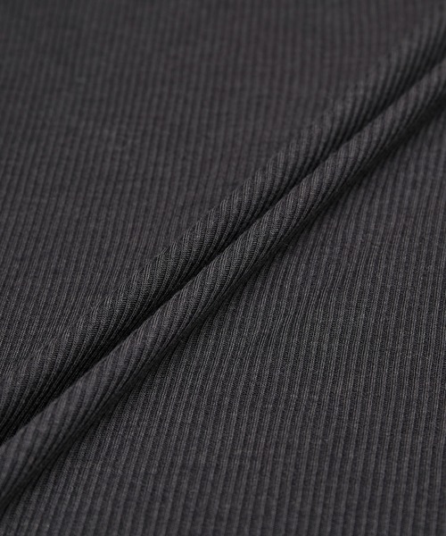 ROPE' PICNIC（ロペピクニック）の「吸湿発熱/シアーカットプチハイネックプルオーバー（Tシャツ/カットソー・レディース・キナリ/ブラック/チャコールグレー/ライトグレー・38）」の14枚目の写真