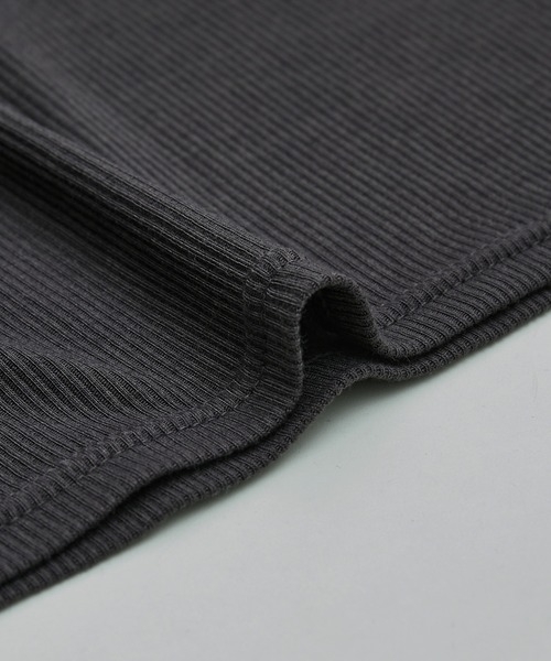 ROPE' PICNIC（ロペピクニック）の「吸湿発熱/シアーカットプチハイネックプルオーバー（Tシャツ/カットソー・レディース・キナリ/ブラック/チャコールグレー/ライトグレー・38）」の7枚目の写真