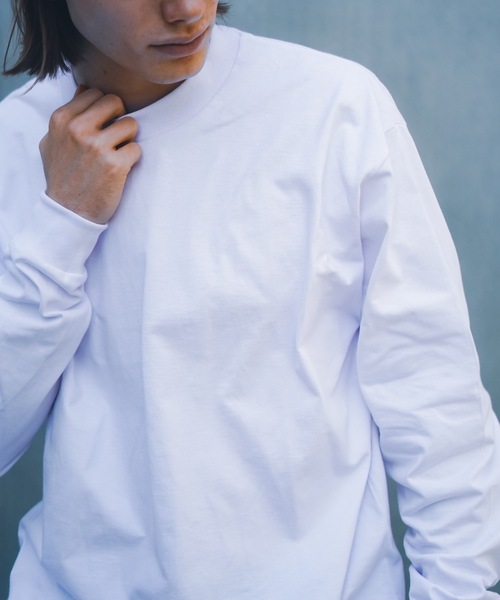 PRO CLUB （プロクラブ）の「【PROCLUB/プロクラブ】pro club 114 Adult Long SleeveTee CrewNeck(Heavyweight)　ヘビーウェイト　首元が伸びにくい　ロンT（Tシャツ/カットソー・メンズ・ブラック/ホワイト・SMALL/MEDIUM/XX-LARGE/LARGE/X-LARGE）」の8枚目の写真