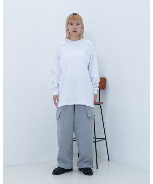 Pro Club XL ２枚セット!! ロンT 白  B08 ロゴ114PRO CLUB (プロクラブ)ボックスロゴ