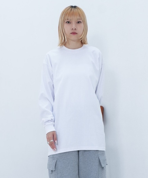 Pro Club XL ２枚セット!! ロンT 白  B08 ロゴ114PRO CLUB (プロクラブ)ボックスロゴ