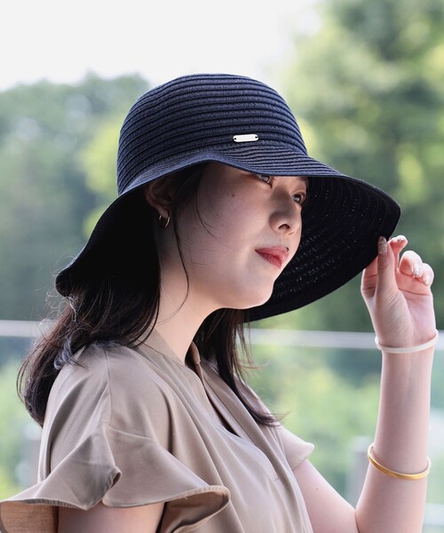BEAMS HEART・ビームスハート・ハット BEAMS HEART｜ツイル ロゴ バケットハット | Rakuten Fashion