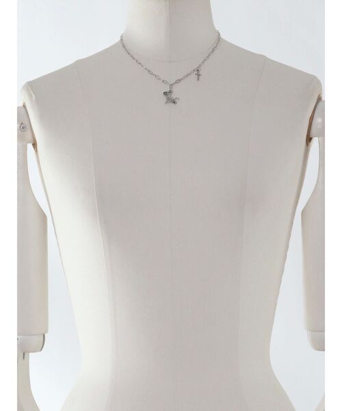 EATME（イートミー）の「E/Mロゴネックレス（ネックレス・レディース・シルバー・FREE）」の3枚目の写真