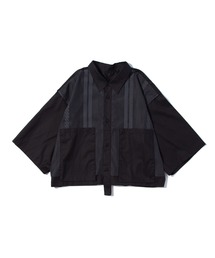 F/CE. ROPE MESH LAYERED SHORT SHIRT / エフシーイー ロープメッシュ レイヤード ショート シャツ