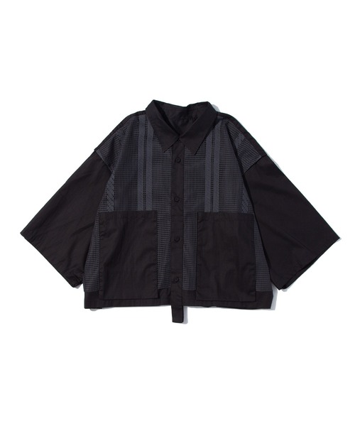 F/CE ロープメッシュレイヤードショートシャツ F/CE. （エフシーイー）の「F/CE. ROPE MESH LAYERED SHORT