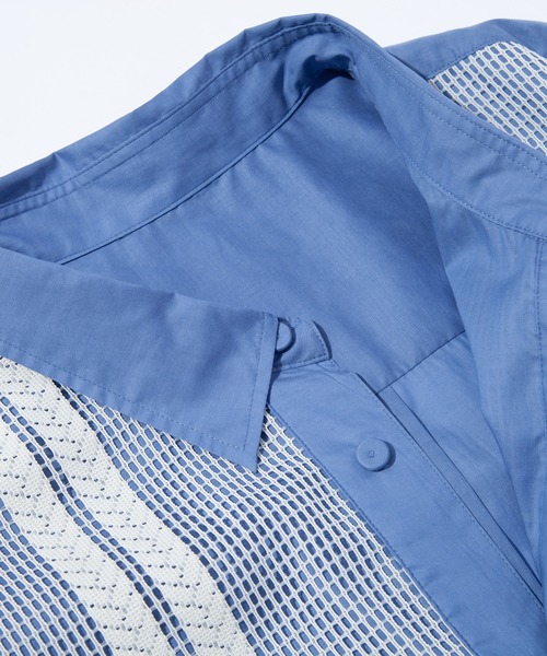 F/CE. (エフシーイー)の「F/CE. ROPE MESH LAYERED SHORT SHIRT / エフシーイー ロープメッシュ レイヤード ショート シャツ(シャツ/ブラウス・メンズ・ブラック・MEDIUM/SMALL)」の6枚目の写真