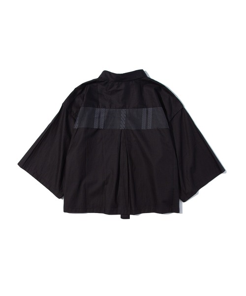 F/CE. (エフシーイー)の「F/CE. ROPE MESH LAYERED SHORT SHIRT / エフシーイー ロープメッシュ レイヤード ショート シャツ(シャツ/ブラウス・メンズ・ブラック・MEDIUM/SMALL)」の3枚目の写真