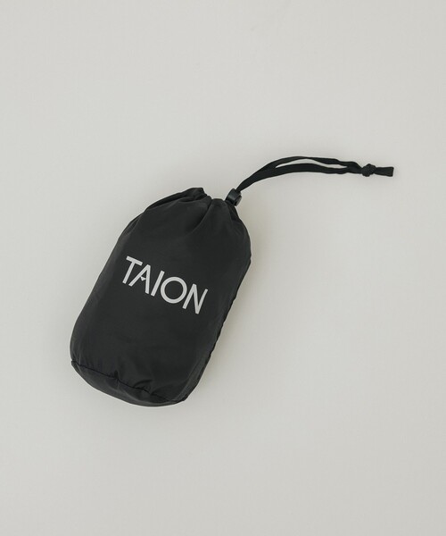 TAION（タイオン）の「【TAION/タイオン】CREW NECK BUTTON DOWN VEST/クルーネックボタンダウンベスト（ダウンベスト・レディース・ブラック/オフホワイト・S/M）」の7枚目の写真