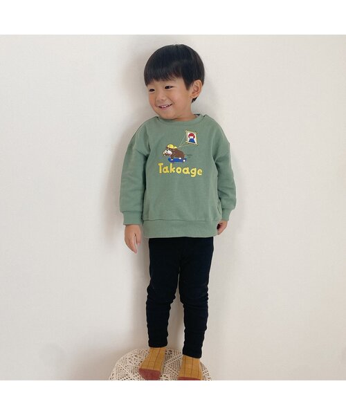 BREEZE(ブリーズ)の「【ユニセックス】NewYearトレーナー(スウェット・キッズ・グリーン/オレンジ/ライトイエロー/サックスブルー/レインボー・120/130/110/100/90/80/140)」の6枚目の写真