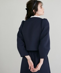 Maglie lecassetto フリル パールボタン ノーカラー ジャケット Maglie le cassetto（マーリエ ル カセット）の「《M Maglie le