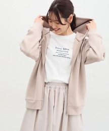 きれいめジップパーカー