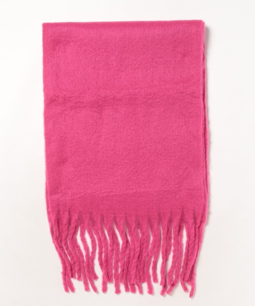 VIBGYOR Women（ヴィブジョー　ウィメン）の「【urge select】ボリューム フリンジ マフラー（マフラー・レディース・ブラック/その他10/その他9/ライトブルー/ロイヤルブルー/その他13/その他12/その他14/その他3/ピンク/その他8/その他7/その他15/その他5/コーラルピンク/オフホワイト/その他6/その他2/グリーン/その他16/その他11/レッド/その他4/ピンクベージュ/その他1/ベージュ/ベビーピンク/ブラウン/ライトベージュ/オリーブ/グレー・FREE）」の12枚目の写真