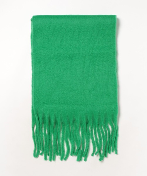 VIBGYOR Women（ヴィブジョー　ウィメン）の「【urge select】ボリューム フリンジ マフラー（マフラー・レディース・ブラック/その他10/その他9/ライトブルー/ロイヤルブルー/その他13/その他12/その他14/その他3/ピンク/その他8/その他7/その他15/その他5/コーラルピンク/オフホワイト/その他6/その他2/グリーン/その他16/その他11/レッド/その他4/ピンクベージュ/その他1/ベージュ/ベビーピンク/ブラウン/ライトベージュ/オリーブ/グレー・FREE）」の9枚目の写真