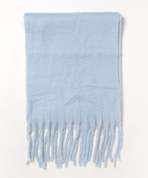 VIBGYOR Women（ヴィブジョー　ウィメン）の「【urge select】ボリューム フリンジ マフラー（マフラー・レディース・ブラック/その他10/その他9/ライトブルー/ロイヤルブルー/その他13/その他12/その他14/その他3/ピンク/その他8/その他7/その他15/その他5/コーラルピンク/オフホワイト/その他6/その他2/グリーン/その他16/その他11/レッド/その他4/ピンクベージュ/その他1/ベージュ/ベビーピンク/ブラウン/ライトベージュ/オリーブ/グレー・FREE）」の10枚目の写真