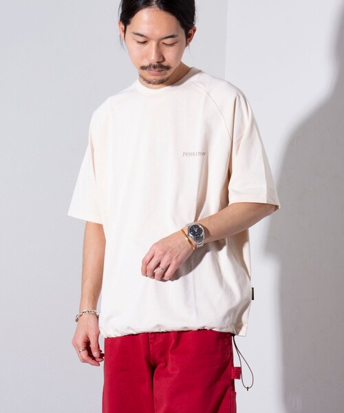 PENDLETON（ペンドルトン）の「【PENDLETON/ペンドルトン】バックプリント ラグランTシャツ ドロスト（Tシャツ/カットソー・メンズ・ミント/オフホワイト/ブルー/チャコールグレー・M/L）」の20枚目の写真