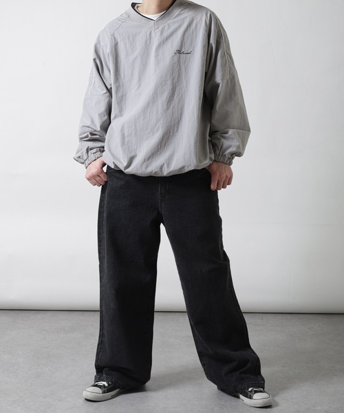 ZIP FIVE（ジップファイブ）の「【ZIP FIVE】ワンポイントタスランナイロンプルオーバー（ナイロンジャケット・メンズ・ネイビー/ベージュ/ブラック・MEDIUM/LARGE/X-LARGE）」の18枚目の写真