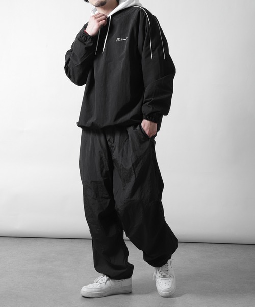 ZIP FIVE（ジップファイブ）の「【ZIP FIVE】ワンポイントタスランナイロンプルオーバー（ナイロンジャケット・メンズ・ネイビー/ベージュ/ブラック・MEDIUM/LARGE/X-LARGE）」の9枚目の写真