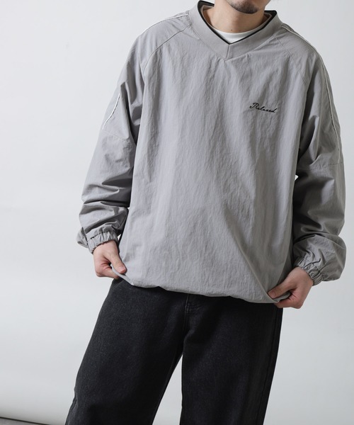 ZIP FIVE（ジップファイブ）の「【ZIP FIVE】ワンポイントタスランナイロンプルオーバー（ナイロンジャケット・メンズ・ネイビー/ベージュ/ブラック・MEDIUM/LARGE/X-LARGE）」の14枚目の写真