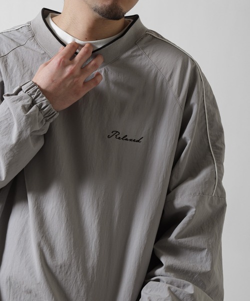 ZIP FIVE（ジップファイブ）の「【ZIP FIVE】ワンポイントタスランナイロンプルオーバー（ナイロンジャケット・メンズ・ネイビー/ベージュ/ブラック・MEDIUM/LARGE/X-LARGE）」の12枚目の写真