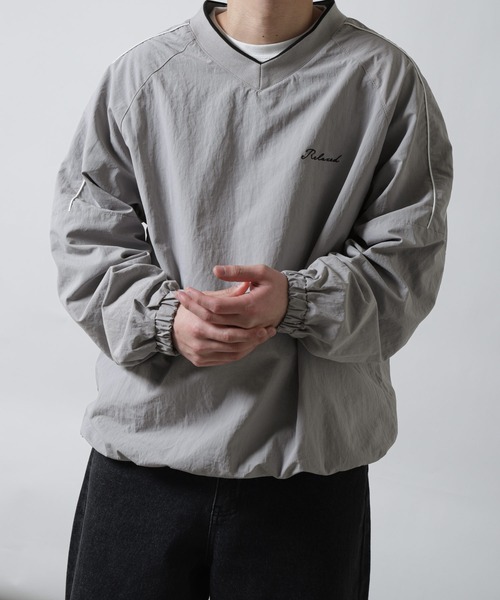 ZIP FIVE（ジップファイブ）の「【ZIP FIVE】ワンポイントタスランナイロンプルオーバー（ナイロンジャケット・メンズ・ネイビー/ベージュ/ブラック・MEDIUM/LARGE/X-LARGE）」の11枚目の写真