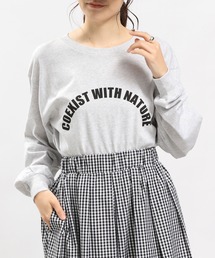 GLOBAL WORK Smile Seed Store | コットンシンプルプリントTシャツ長袖/984087(Tシャツ/カットソー)