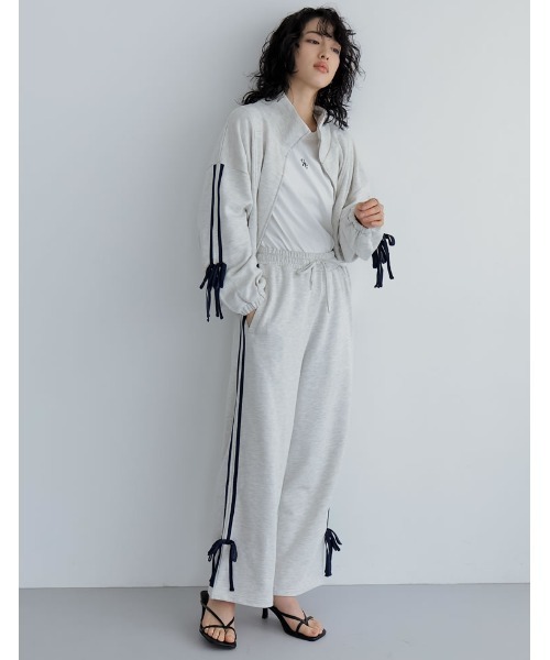 Re:EDIT（リエディ）の「[2024SS COLLECTION][接触冷感][UVカット]ロゴ刺繍コンパクトロンT（Tシャツ/カットソー・レディース・ホワイト/ブラック/チャコールグレー・MEDIUM/LARGE）」の9枚目の写真