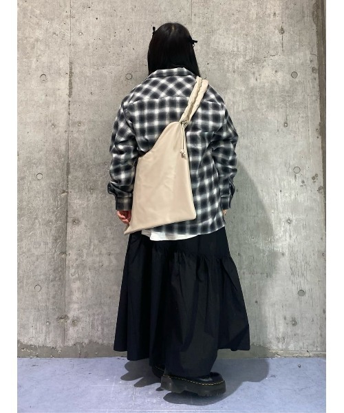 BACK NUMBER（バックナンバー）の「【BACK NUMBER】ティアードスカート（スカート・レディース・カーキブラウン/ブラック・M/L）」の20枚目の写真