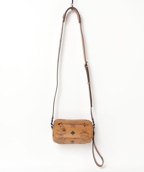 【美品】エムシーエム　ヴィセトス ボディバッグ　ウエストポーチ　レザー　キャメル MCM - □極美品□ MCM エムシーエム ヴィセトス柄 モノグラム