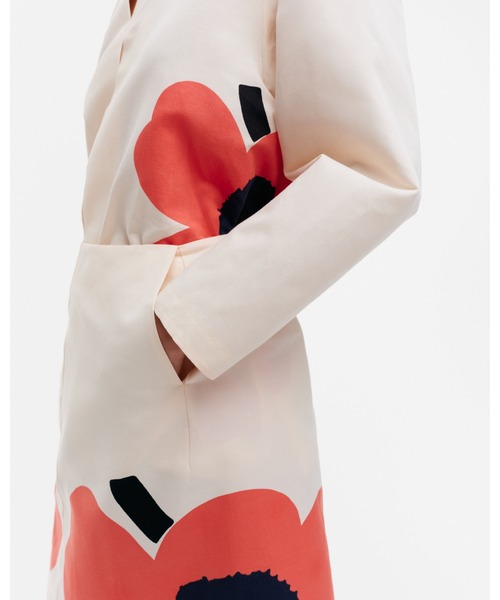 marimekko（マリメッコ）の「Heijastus Unikko / Kaksi cotton linen
